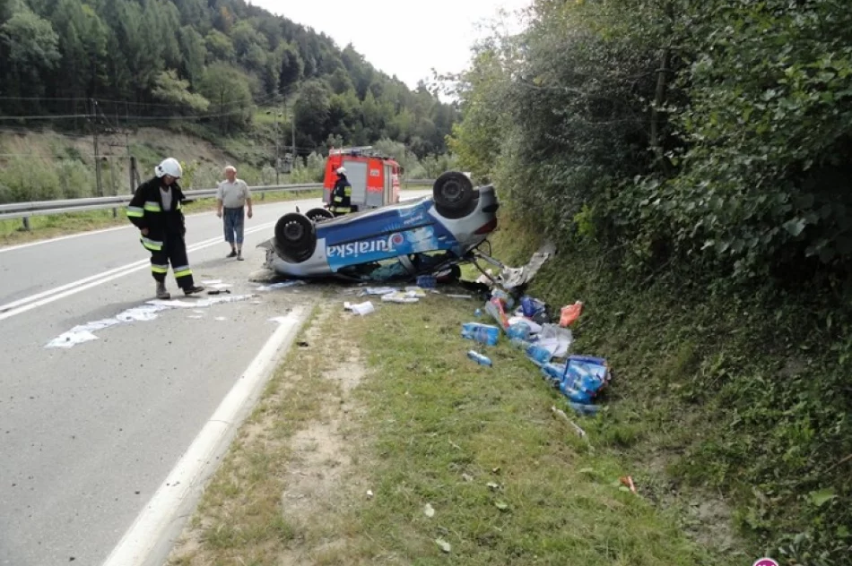 Dachowanie Peugeota na krajówce - zdjęcie 2