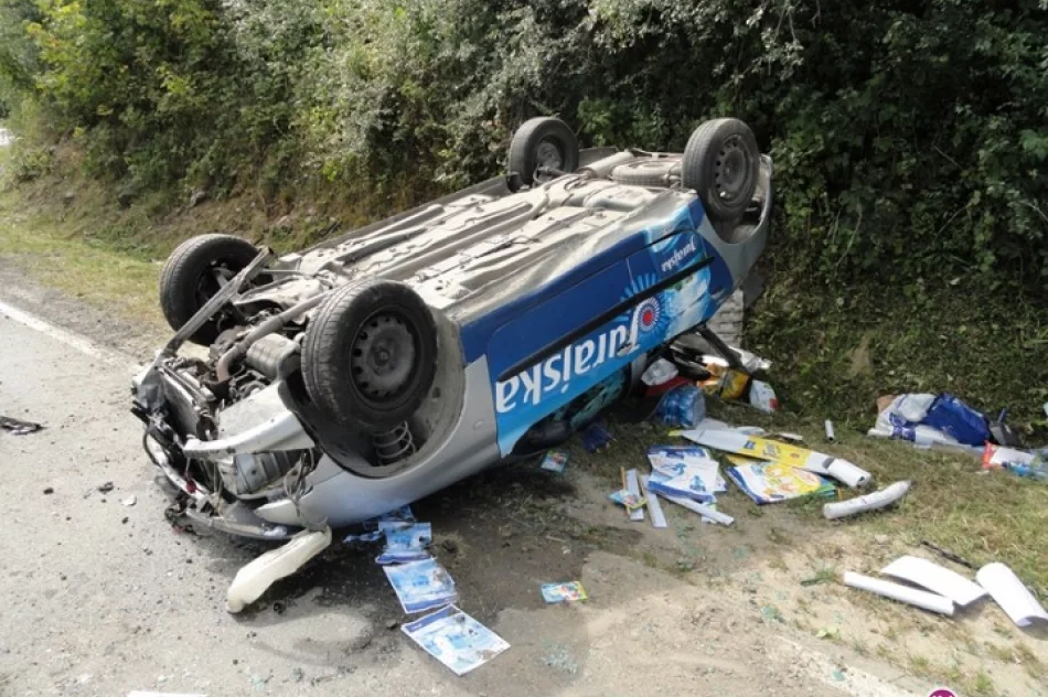 Dachowanie Peugeota na krajówce - zdjęcie 3