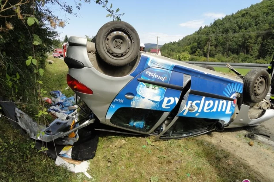 Dachowanie Peugeota na krajówce - zdjęcie 4