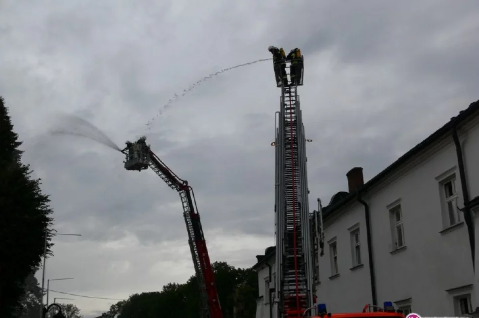 Strażacy ruszyli do akcji w Opactwie - zdjęcie 4
