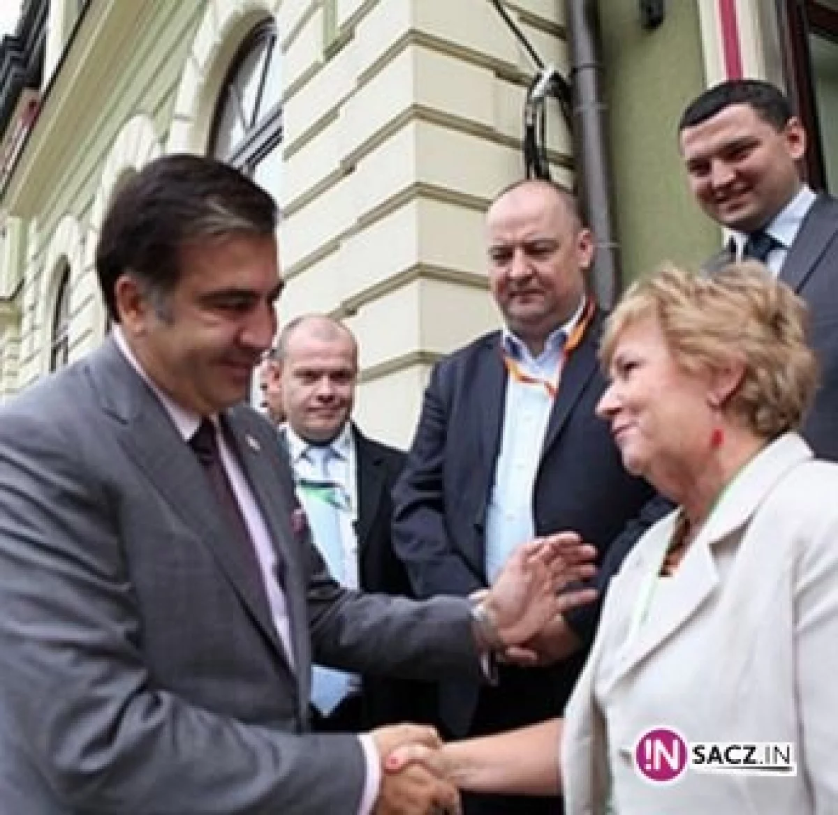 Mikhaeil Saakashvili w Nowym Sączu