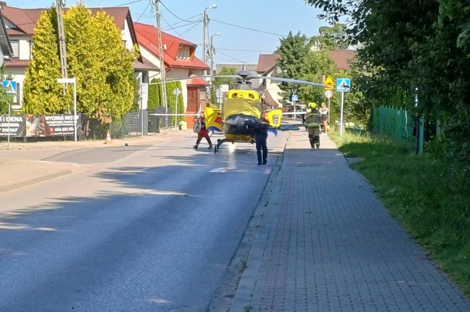 Mężczyzna spadł z rusztowania i nabił się na ogrodzenie - zdjęcie 2