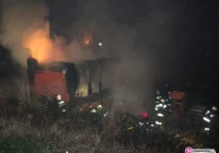 Spłonął domek letniskowy - zdjęcie główne