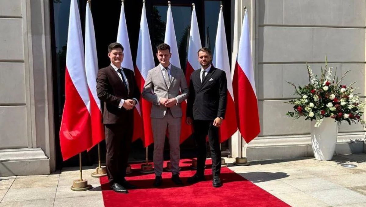 Zagórzańscy radni w Pałacu Prezydenckim/fot.: Bartosz Gocał, UG Mszana Dolna