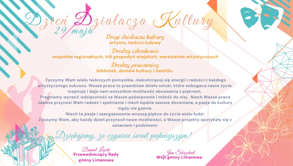 Życzenia z okazji Dnia Działacza Kultury - zdjęcie 1