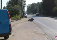 Zderzenie hondy i mercedesa - motocyklista w szpitalu - zdjęcie główne