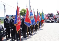 Uroczyste wprowadzenie wozu strażackiego - zdjęcie główne