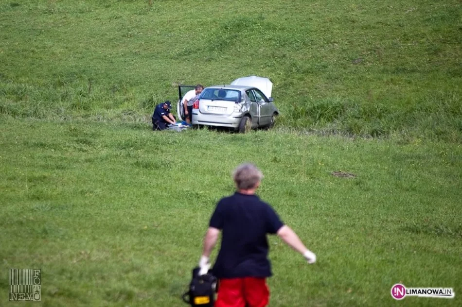 W trakcie wypadku wyskoczył z samochodu - zdjęcie 3