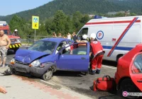 Pięć osób poszkodowanych w wypadku - zdjęcie główne