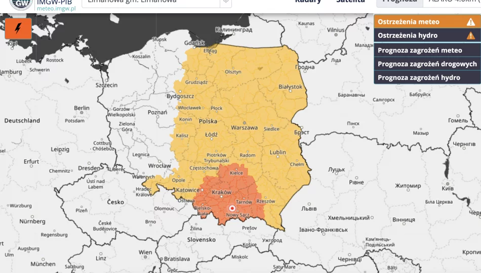 Prognozowane burze z silnymi opadami deszczu i porywami wiatru - zdjęcie 1