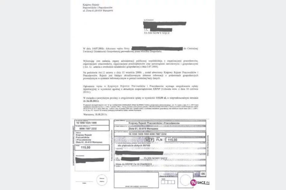 Wyłudzają pieniądze na fałszywe rejestry - zdjęcie 3