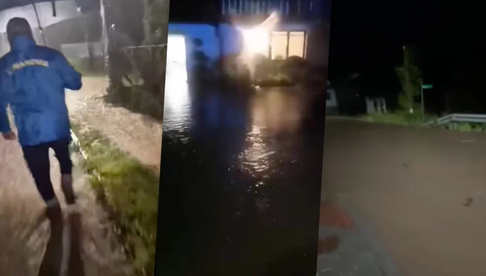 Interwencje straży: lokalne podtopienia, zalane piwnice domów - zdjęcie 1