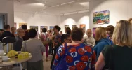 W Miejskiej Galerii Sztuki odbył się wernisaż wystawy pt. „Moja puzzlomania” Anny Szewczyk - zdjęcie 5