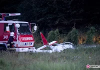 Katastrofa samolotu na festynie lotniczym - zdjęcie główne