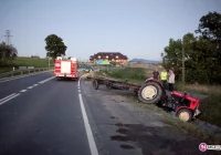 Śmiertelny wypadek - motocykl zderzył się z ciągnikiem - zdjęcie główne