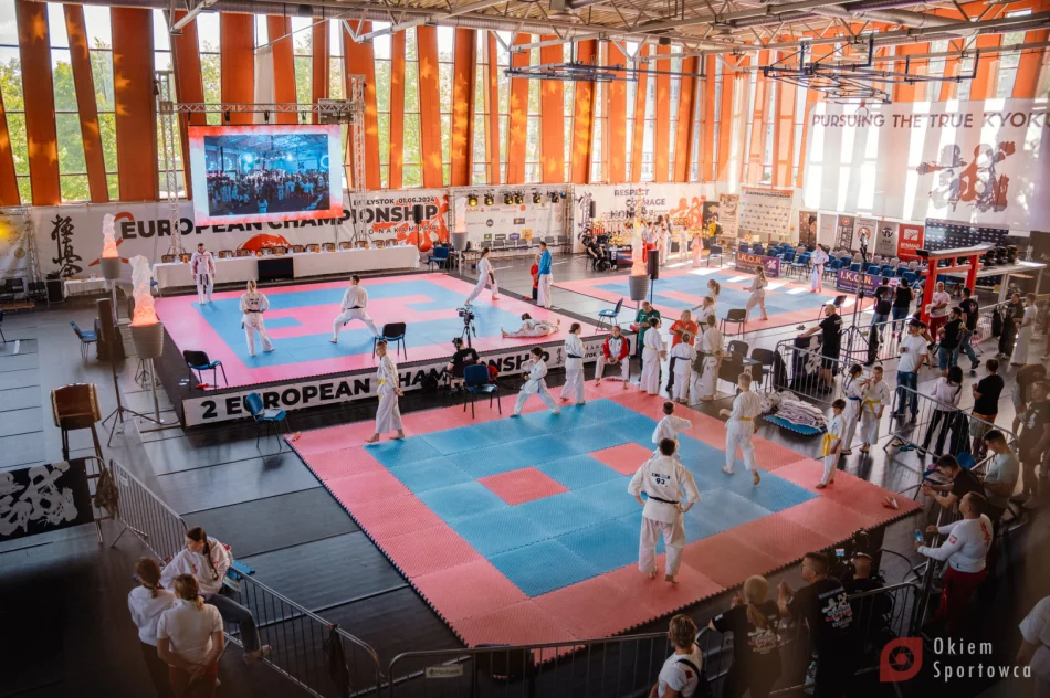 4 medale Mistrzostw Europy IKO Nakamura 2024 w Białymstoku dla zawodników Limanowskiego Klubu Kyokushin Karate - zdjęcie 3
