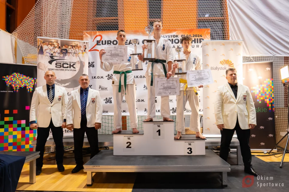 4 medale Mistrzostw Europy IKO Nakamura 2024 w Białymstoku dla zawodników Limanowskiego Klubu Kyokushin Karate - zdjęcie 7