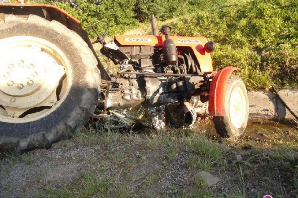 Śmiertelny wypadek - motocykl zderzył się z ciągnikiem - zdjęcie 4
