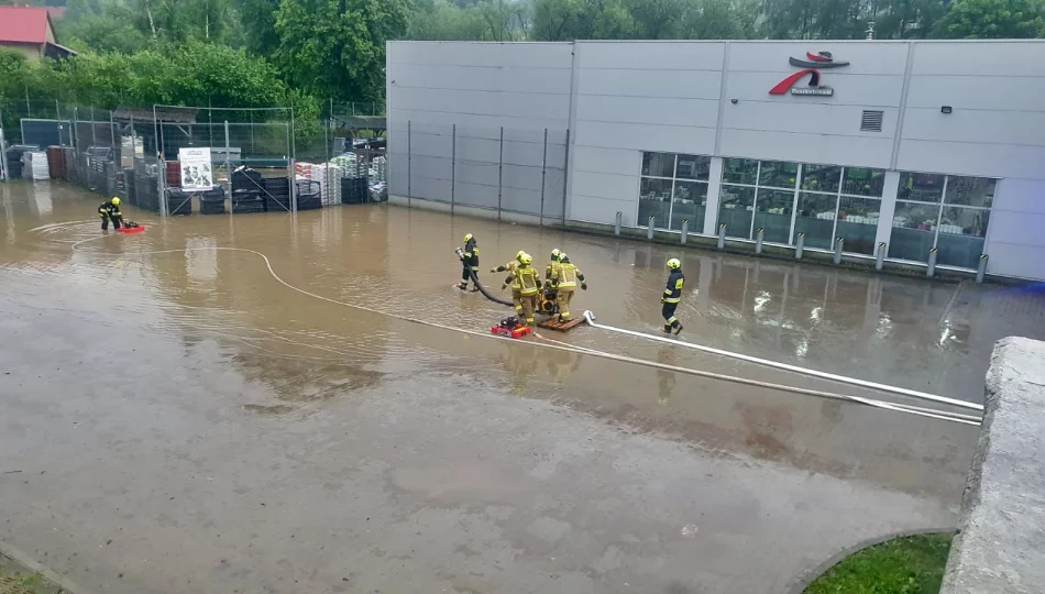 Kilkanaście interwencji po intensywnych opadach - zdjęcie 1