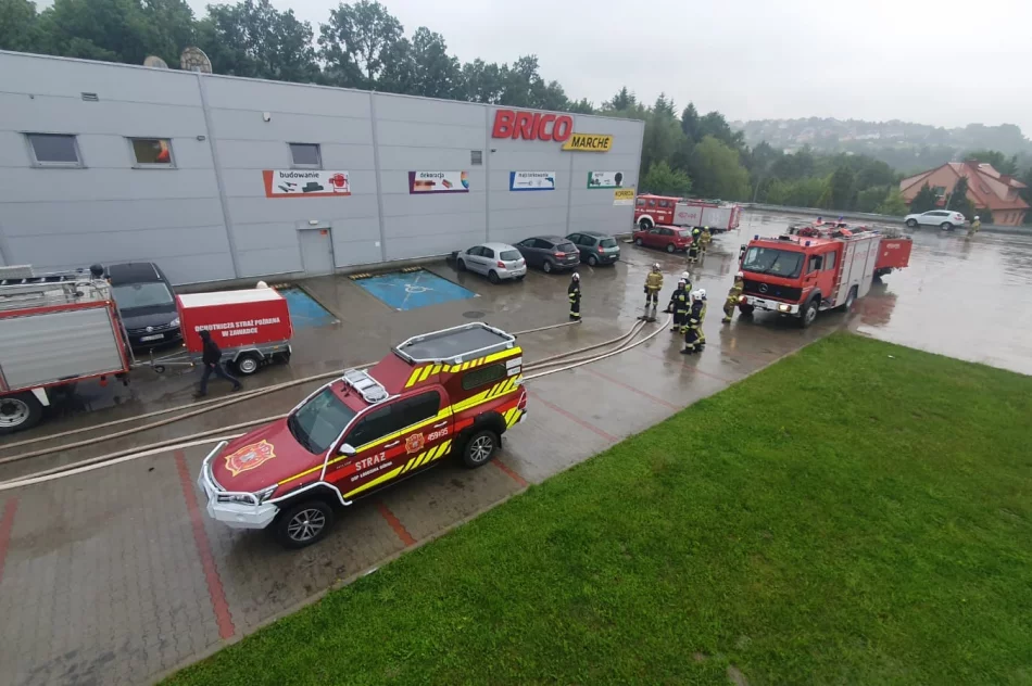 Kilkanaście interwencji po intensywnych opadach - zdjęcie 5
