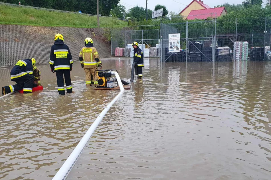Kilkanaście interwencji po intensywnych opadach - zdjęcie 10