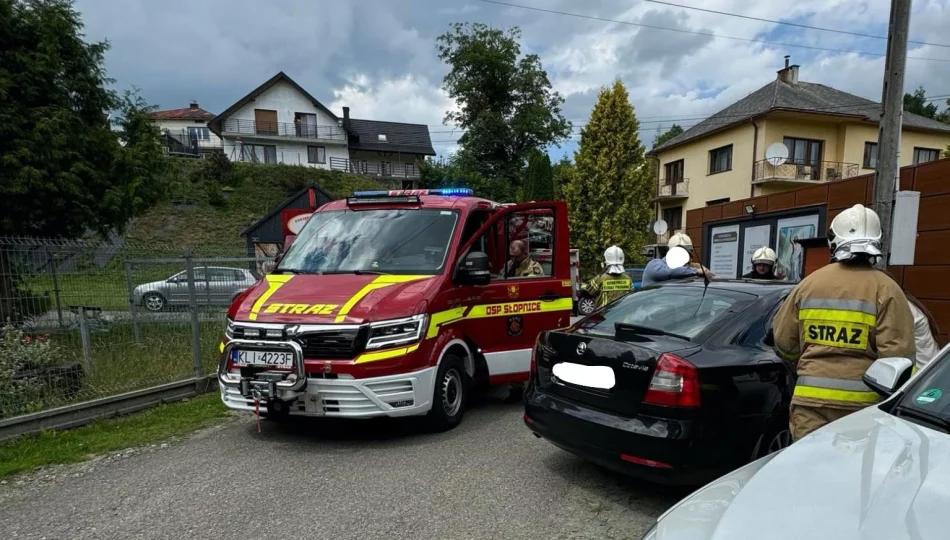 Samochód się zatrzasnął, dziecko zostało w środku. Interweniowały służby - zdjęcie 1