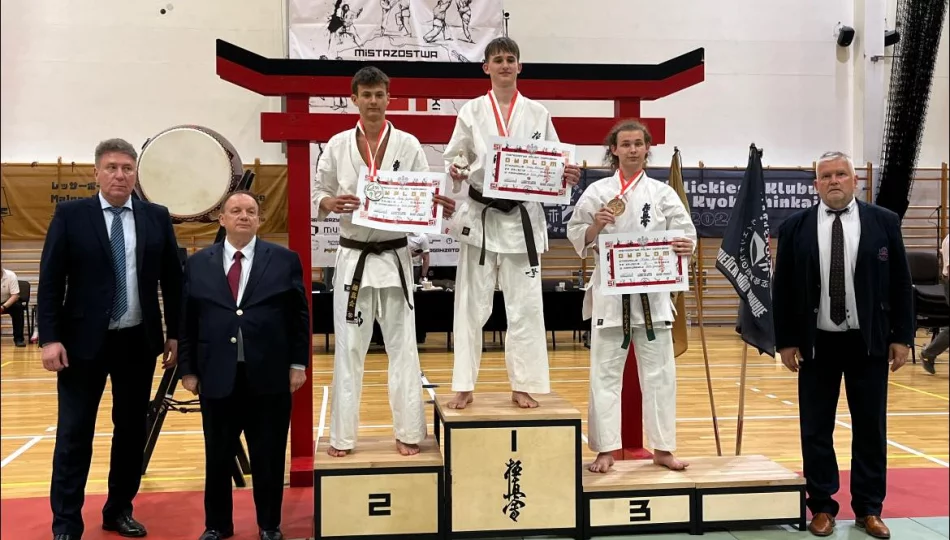 Wiktor Stochel brązowym medalistą Mistrzostw Polski Karate Kyokushin. - zdjęcie 1