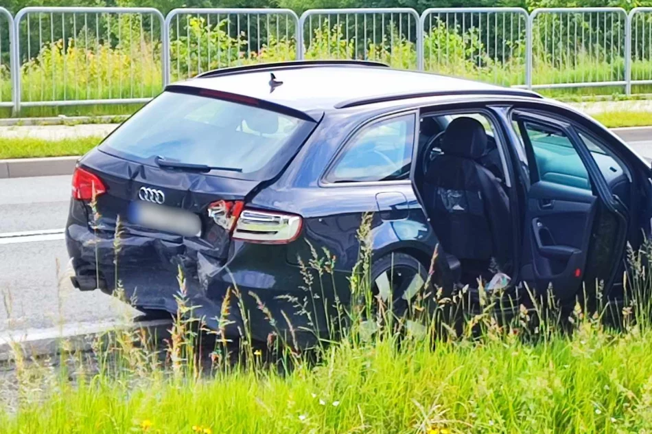 Wahadło na "krajówce" po zderzeniu 3 aut - zdjęcie 6