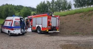 Mężczyzna spadł z rusztowania. Nieprzytomnego zabrał śmigłowiec  - zdjęcie 4