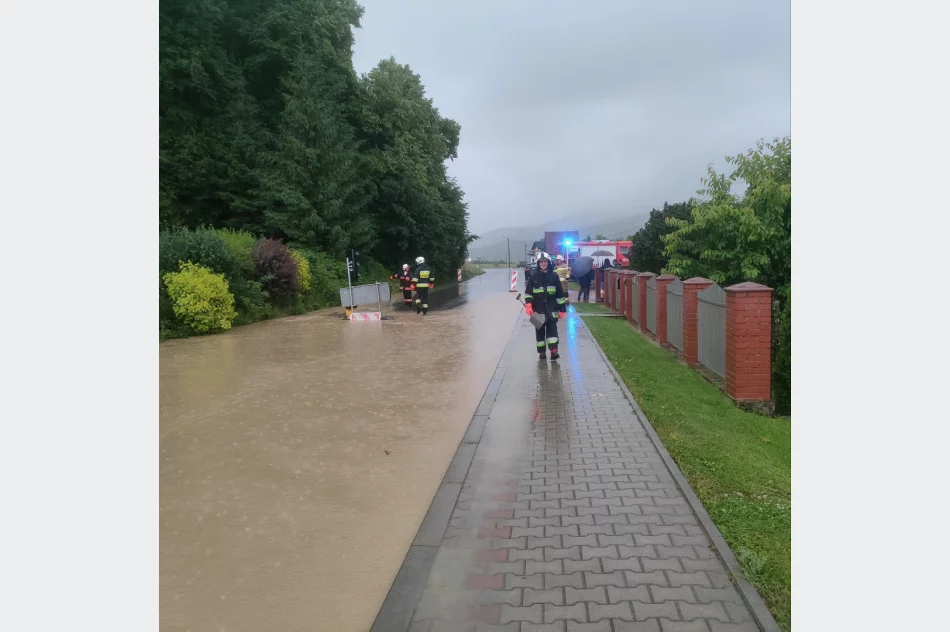 Aż 45 interwencji. Zalane domy i sklepy, osunięcia ziemi - zdjęcie 8