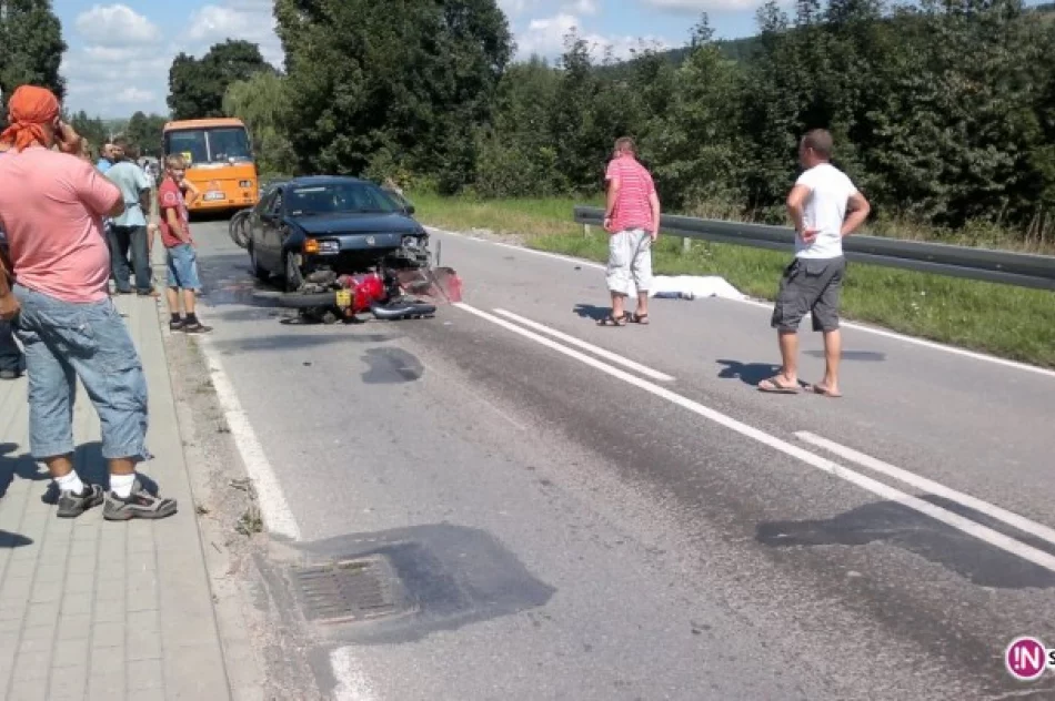 Śmiertelny wypadek motocyklisty - zdjęcie 2