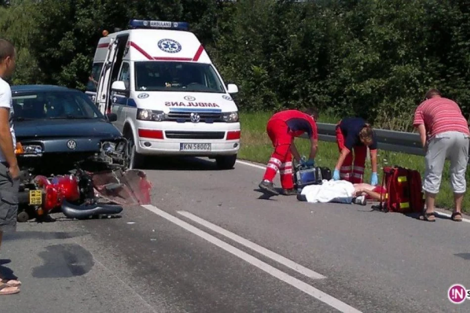 Śmiertelny wypadek motocyklisty - zdjęcie 3