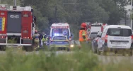 Zderzenie dwóch aut, na miejscu służby - zdjęcie 3