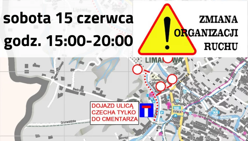 ​Zmiana organizacji ruchu w obrębie cmentarzy - zdjęcie 1