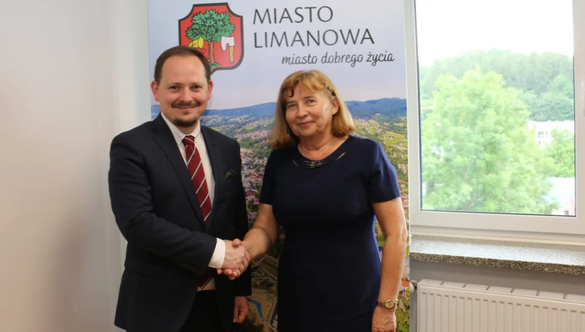 Konsul Generalny Węgier i Burmistrz Limanowej/fot.: UM Limanowa