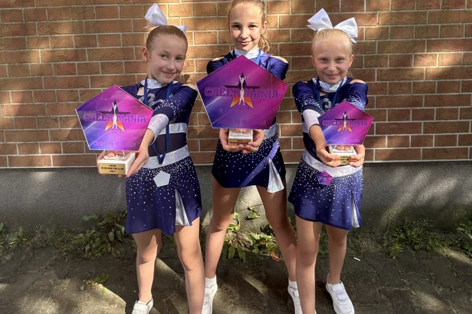 Sukcesy zawodniczek z klubu Cheer Stars na Międzynarodowym Turnieju Cheermania w Zabrzu - zdjęcie 2