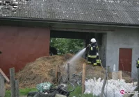 Pożar budynku gospodarczego w Pagorzynie - zdjęcie główne