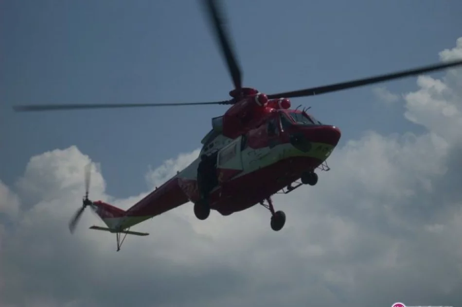 Nieprzytomny traktorzysta zabrany śmigłowcem - zdjęcie 2