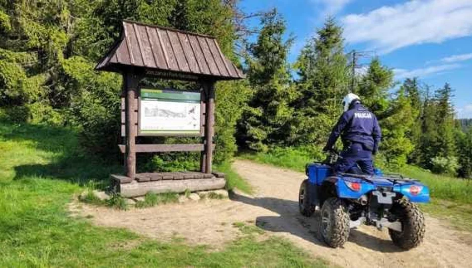 ​Wspólne patrole Policji i straży parku narodowego - zdjęcie 1