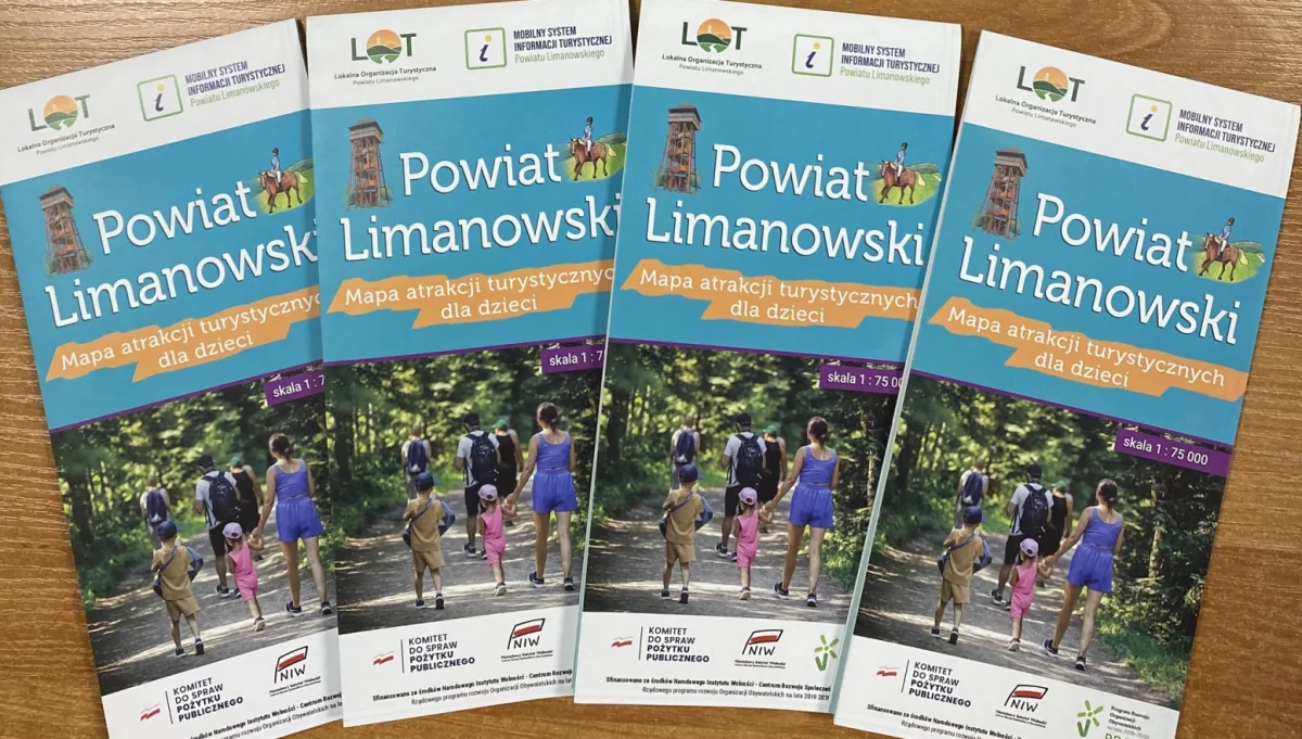Nowe mapy atrakcji turystycznych dla dzieci