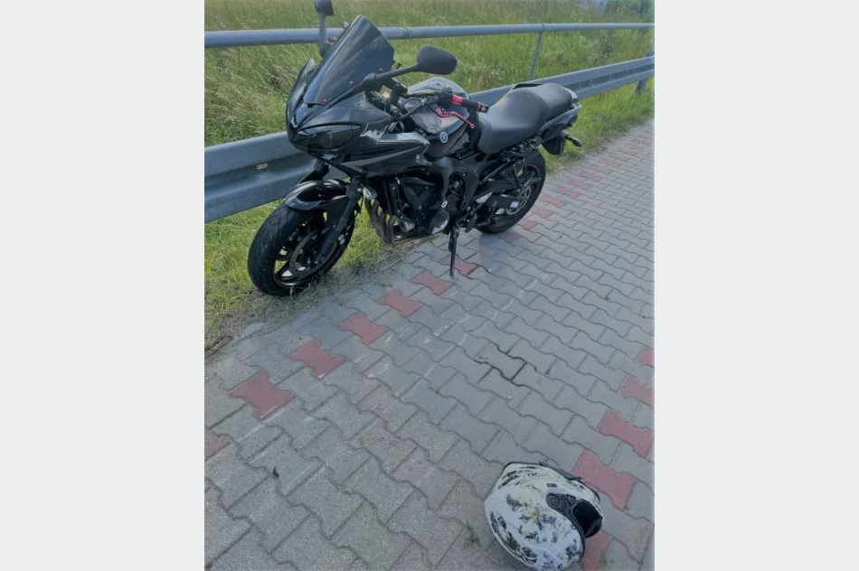 Spadła z motocykla i uderzyła w bariery. 55-letni kierowca w areszcie - zdjęcie 3