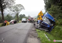 Zderzenie ciężarówek - zdjęcie główne