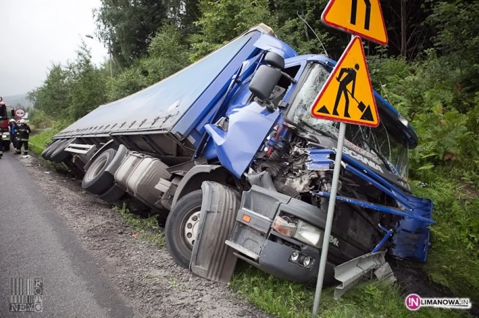 Zderzenie ciężarówek - zdjęcie 4