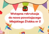 Trwa wstępna rekrutacja dzieci do nowo powstającego Miejskiego Żłobka Nr 2 w Limanowej na rok 2024/2025 - zdjęcie główne