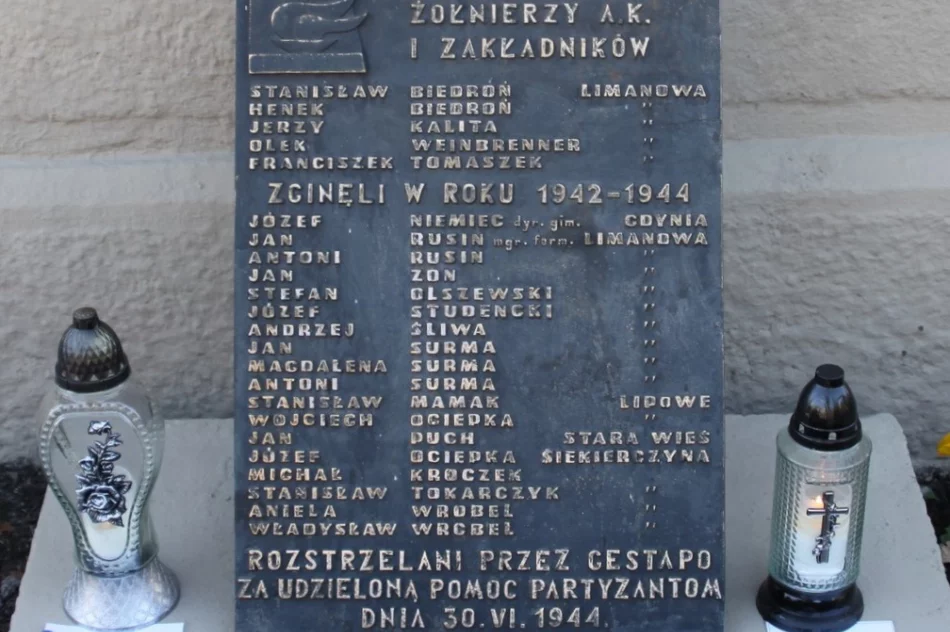 80. rocznica egzekucji mieszkańców Ziemi Limanowskiej w Rdziostowie 30 czerwca 1944 roku - zdjęcie 2