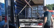 Kolejny transport z pomocą humanitarną dotarł do Truskawca - zdjęcie 3
