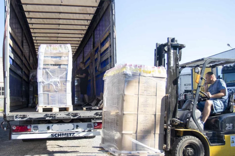 Kolejny transport z pomocą humanitarną dotarł do Truskawca - zdjęcie 6