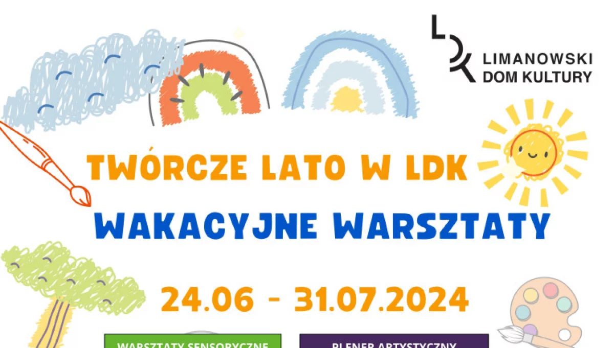TWÓRCZE LATO W LDK - WARSZTATY TEATRALNE - informacja o zmianie terminu warsztatów! 