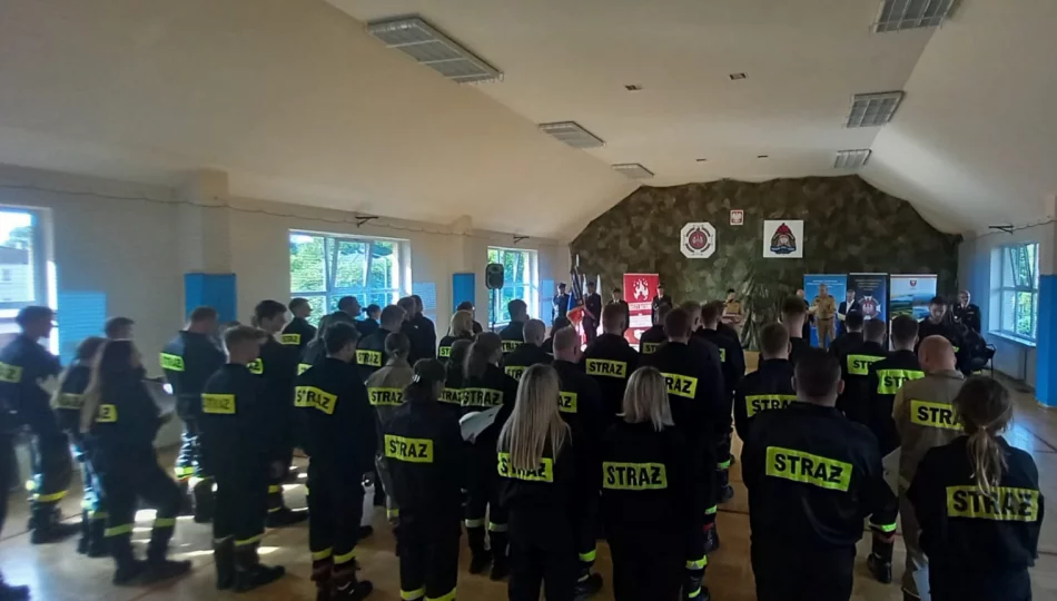 Uroczyste ślubowanie strażaków-ochotników  - zdjęcie 1