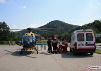 Nóż od kosiarki wbił się w głowę dziecka - zdjęcie główne